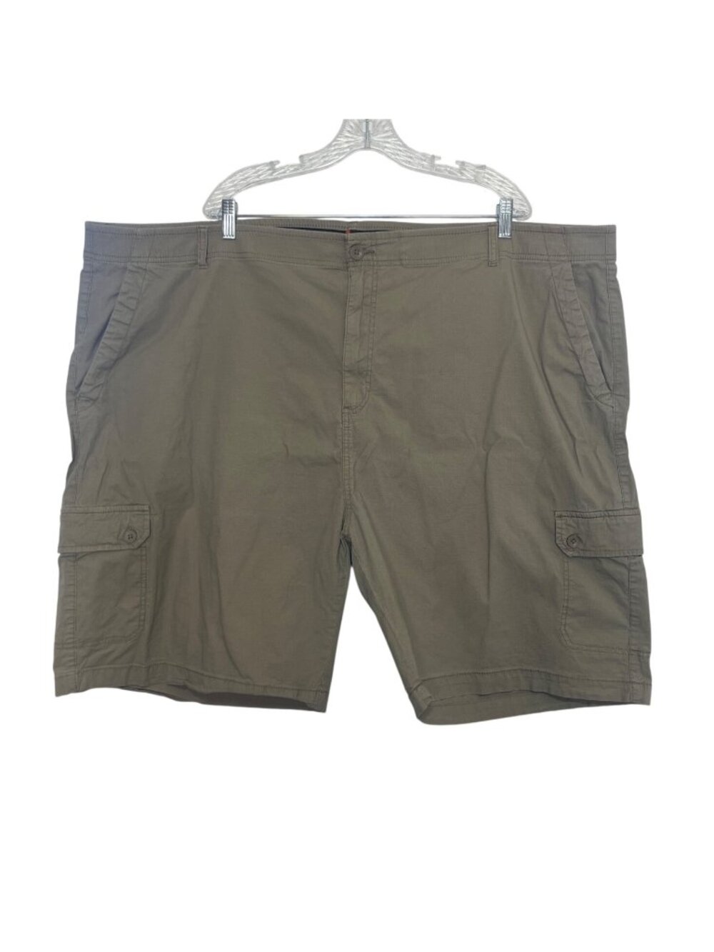 Architect Activeflex Cargo Shorts Size 52 Tan Stretch Waistband Summer Casual